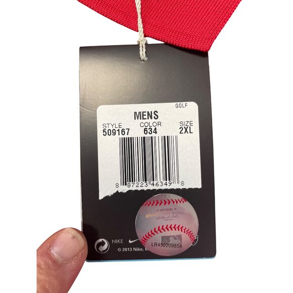 Nike Golf Tour 2014 ALl Stars Embroided Patch Mens Red Polo Shirt Sz XXL SKU 953 - Picture 5 of 12
